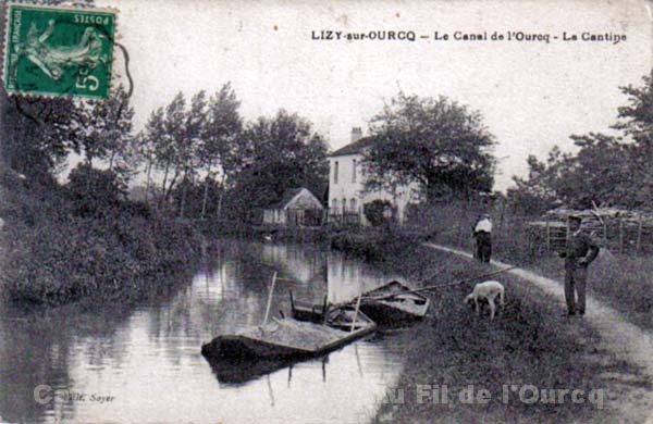 LIZY-sur-OURCQ - Le Canal de l'Ourcq - La Cantine